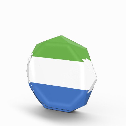 Flagge Sierra Leones Fotoblock (Rechts)