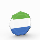 Flagge Sierra Leones Fotoblock (Links)
