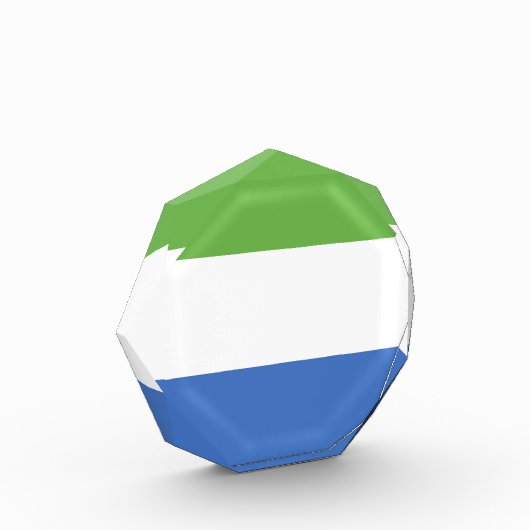 Flagge Sierra Leones Fotoblock (Links)