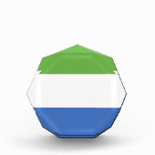 Flagge Sierra Leones Fotoblock (Vorderseite)