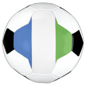 Flagge Sierra Leones Fußball (Gedreht)