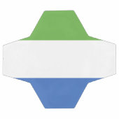 Flagge Sierra Leones Fußball (Flach)