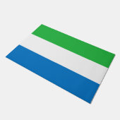 Flagge Sierra Leones Fußmatte (Schrägansicht)