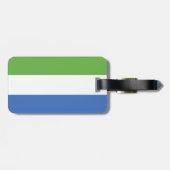 Flagge Sierra Leones Gepäckanhänger (Rückseite horizontal)