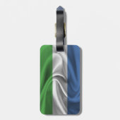 Flagge Sierra Leones Gepäckanhänger (Rückseite vertikal)