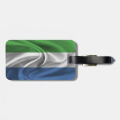 Flagge Sierra Leones Gepäckanhänger (Rückseite horizontal)