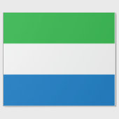 Flagge Sierra Leones Geschenkpapier (Flach)