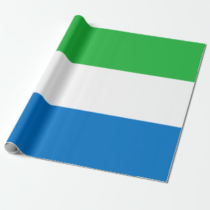 Flagge Sierra Leones Geschenkpapier