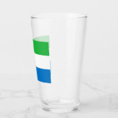 Flagge Sierra Leones Glas (Links)