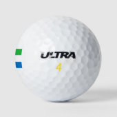 Flagge Sierra Leones Golfball (Logo)