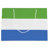 Flagge Sierra Leones Große Geschenktüte (Vorderseite)