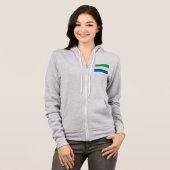 Flagge Sierra Leones Hoodie (Vorne ganz)
