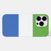 Flagge Sierra Leones iPhone Hülle (Rückseite (Horizontal))