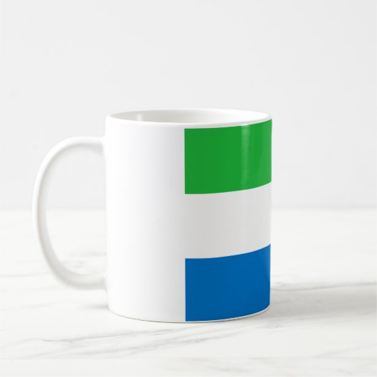 Flagge Sierra Leones Kaffeetasse (Links)