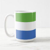 Flagge Sierra Leones Kaffeetasse (Links)