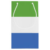 Flagge Sierra Leones Kleine Geschenktüte (Rückseite)