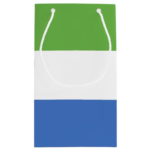 Flagge Sierra Leones Kleine Geschenktüte (Rückseite)