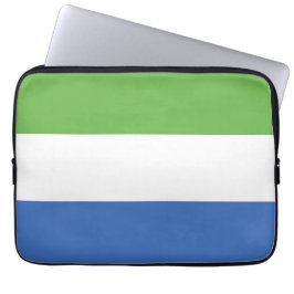 Flagge Sierra Leones Laptopschutzhülle