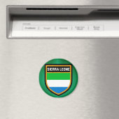 Flagge Sierra Leones Magnet (In Situ (Geschirrspüler))
