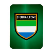 Flagge Sierra Leones Magnet (Vertikal)