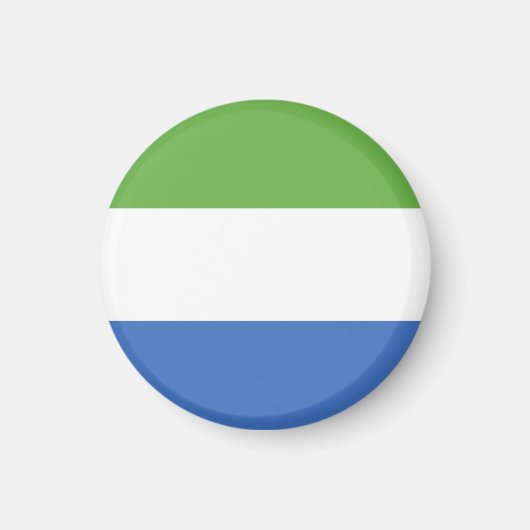 Flagge Sierra Leones Magnet (Vorne)