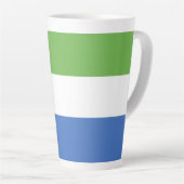 Flagge Sierra Leones Milchtasse (Rechte Ecke)