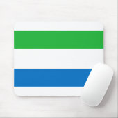 Flagge Sierra Leones Mousepad (Mit Mouse)