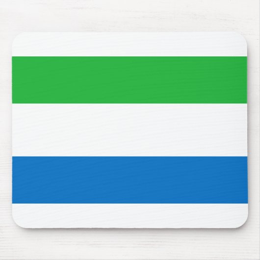 Flagge Sierra Leones Mousepad (Vorne)