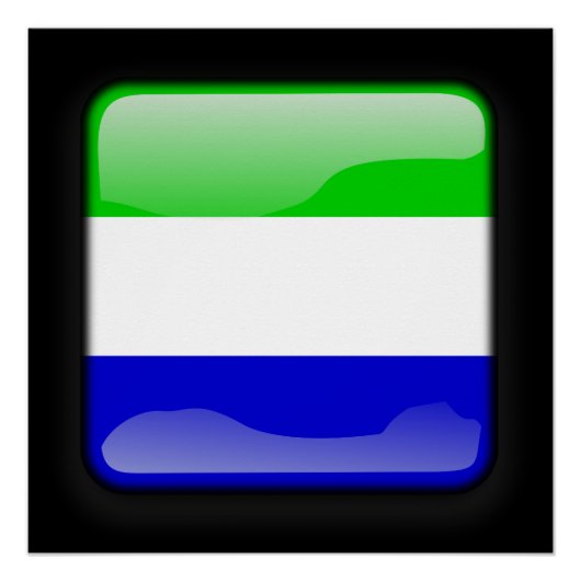 Flagge Sierra Leones Poster (Vorderseite)
