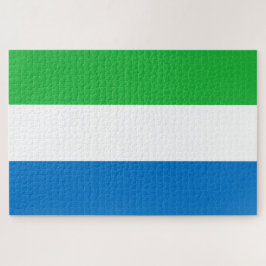 Flagge Sierra Leones Puzzle