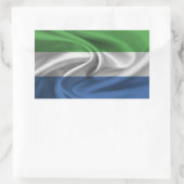 Flagge Sierra Leones Rechteckiger Aufkleber (Tasche)