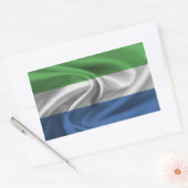 Flagge Sierra Leones Rechteckiger Aufkleber (Umschlag)
