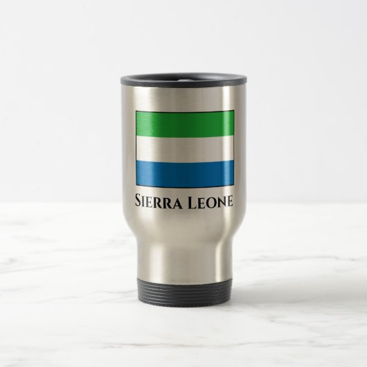 Flagge Sierra Leones Reisebecher (Mittel)