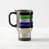 Flagge Sierra Leones Reisebecher (Links)