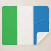 Flagge Sierra Leones Sherpadecke (Vorderseite (Horizontal))