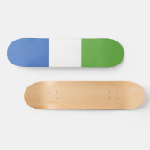 Flagge Sierra Leones Skateboard (Horizontal)