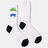 Flagge Sierra Leones Socken (Rechts)
