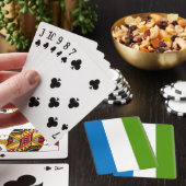 Flagge Sierra Leones Spielkarten (In Situ)