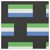 Flagge Sierra Leones Stoff (Nahaufnahme)