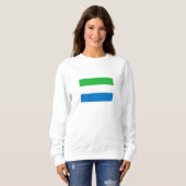 Flagge Sierra Leones Sweatshirt (Vorne ganz)