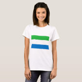 Flagge Sierra Leones T-Shirt (Vorne ganz)