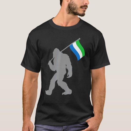 Flagge Sierra Leones T-Shirt (Vorderseite)