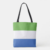 Flagge Sierra Leones Tasche (Rückseite)