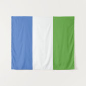 Flagge Sierra Leones Wandteppich (Vorderseite (Horizontal))