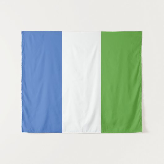 Flagge Sierra Leones Wandteppich (Vorderseite (Horizontal))