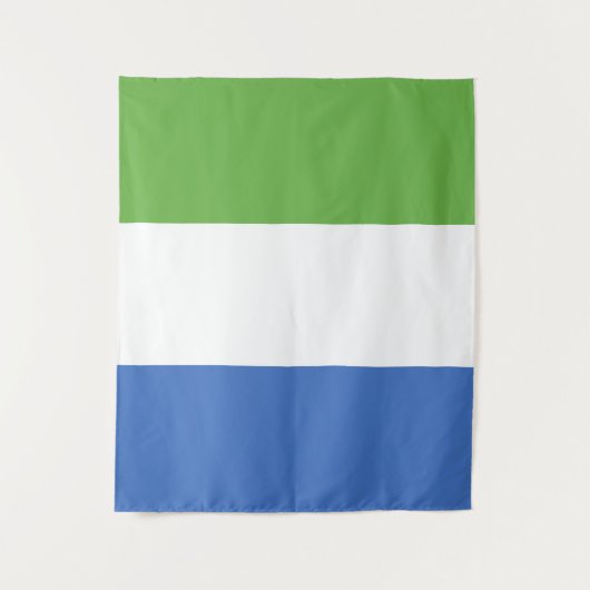 Flagge Sierra Leones Wandteppich (Vorderseite)