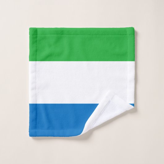 Flagge Sierra Leones Waschlappen (Waschlappen)