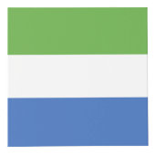 Flagge Sierra Leones Würfel (Vorderseite)