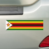Flagge Simbabwes Autoaufkleber (Auf Auto)