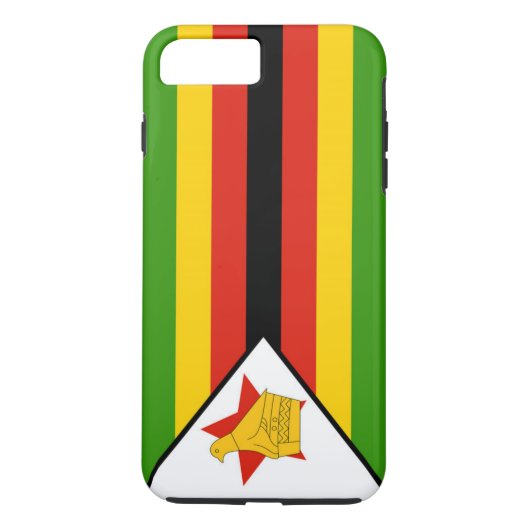 Flagge Simbabwes Case-Mate iPhone Hülle (Rückseite)